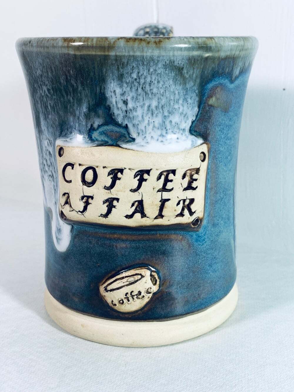 Marty Freeman Mudpies Pottery Mug signed
